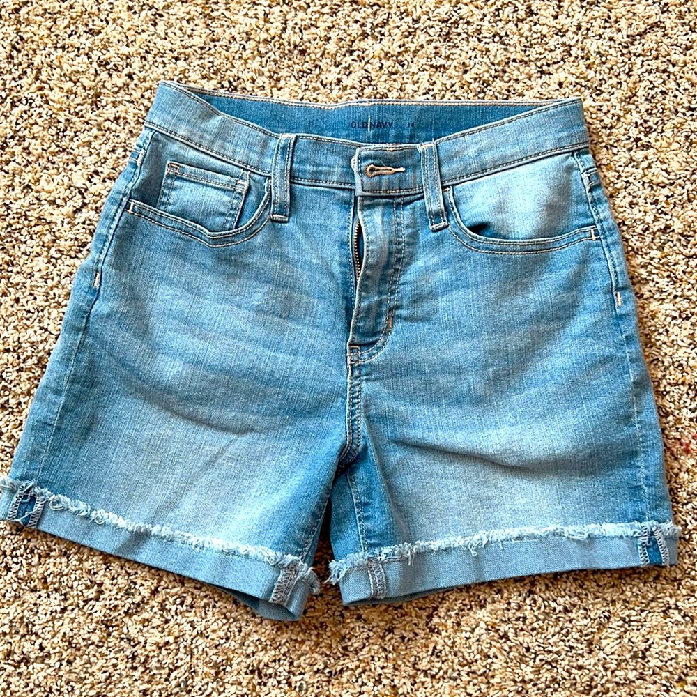 Bundle 2 pair girls Old Navy Jean Shorts, size 14